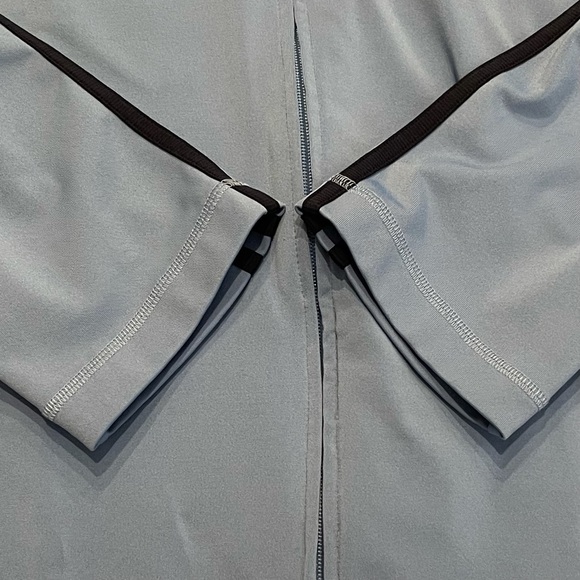 ADIDAS Light Blue Lightweight Track Jacket XL - Picture 5 of 10